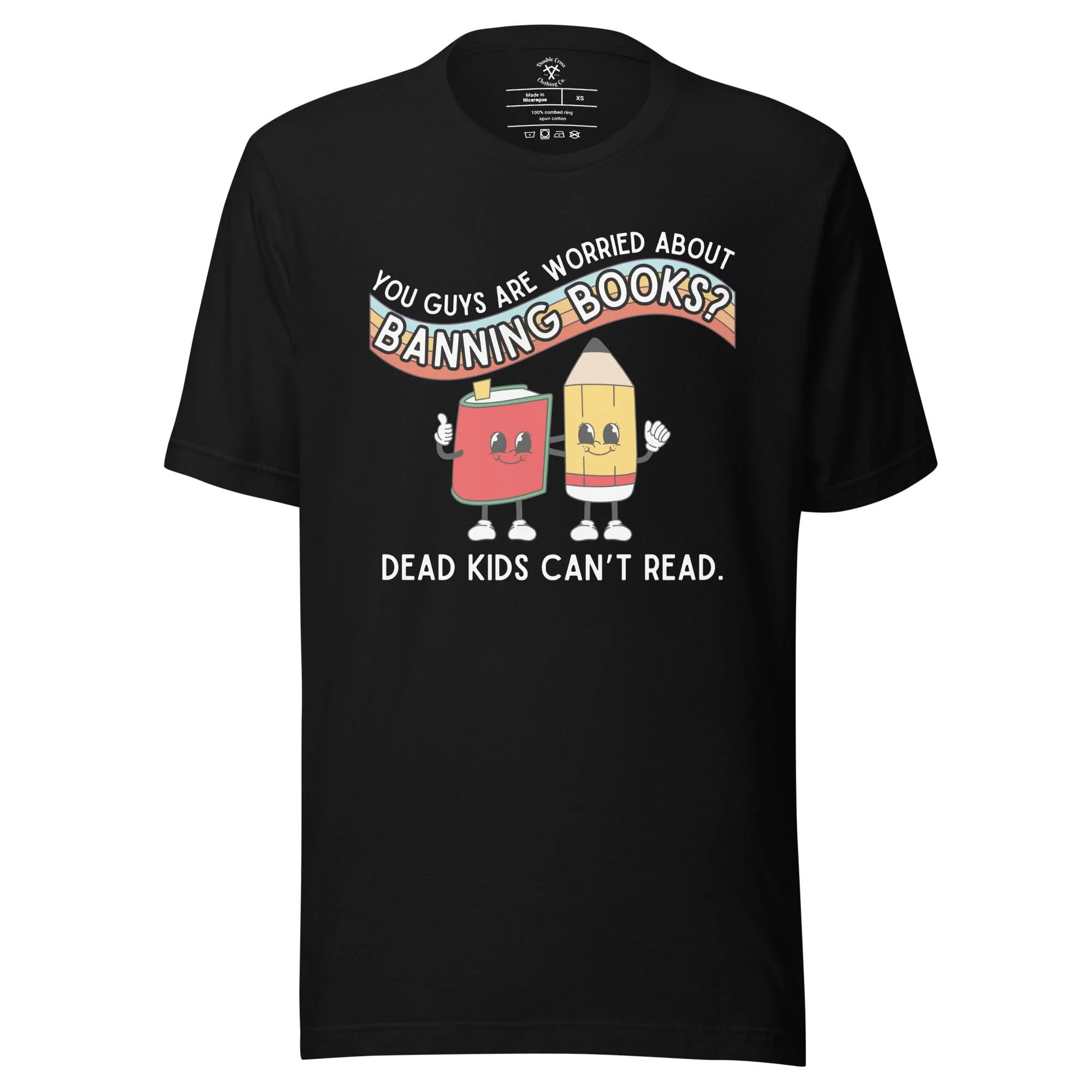 Dead Kids Can't Read T-Shirt - Image 7