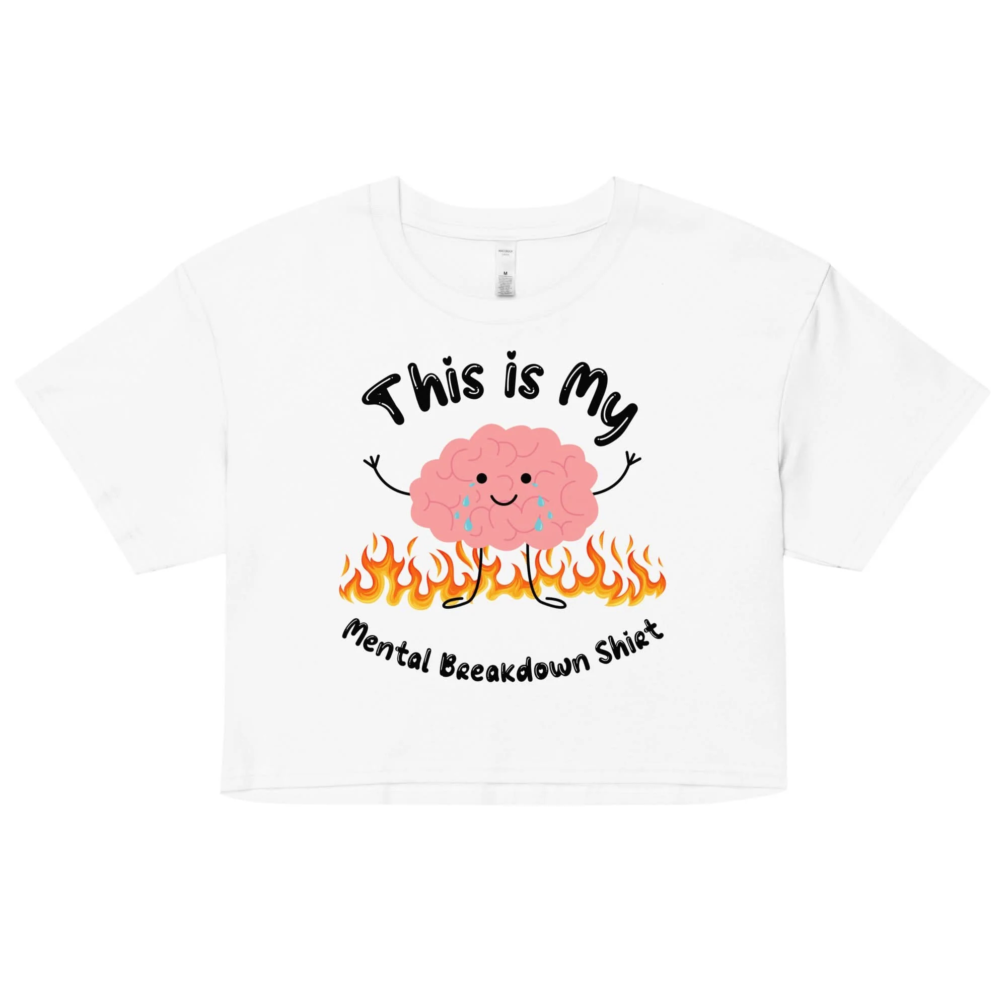 Mental Breakdown Crop Top - Image 7