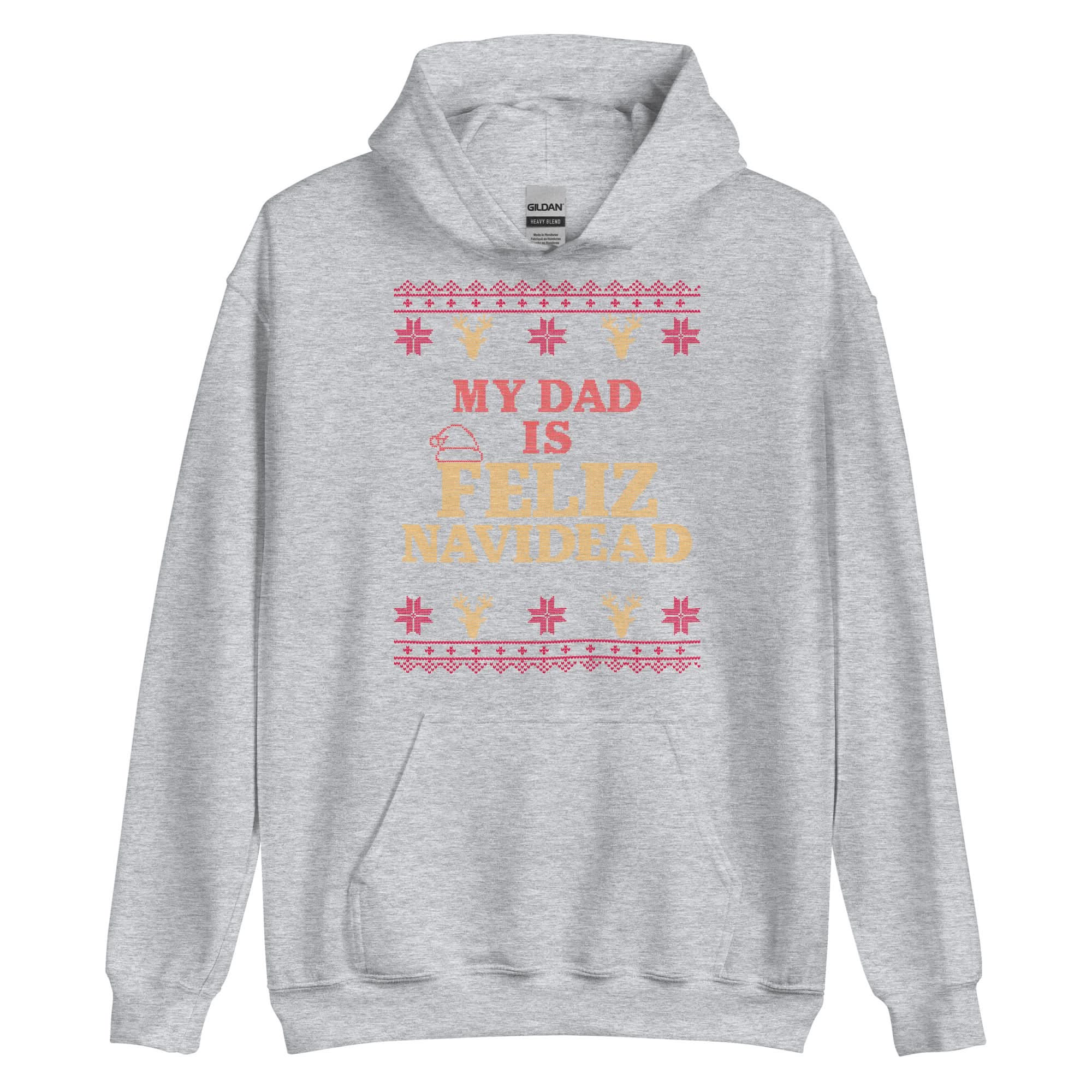 My Dad Is Feliz Navidead Hoodie - Image 8