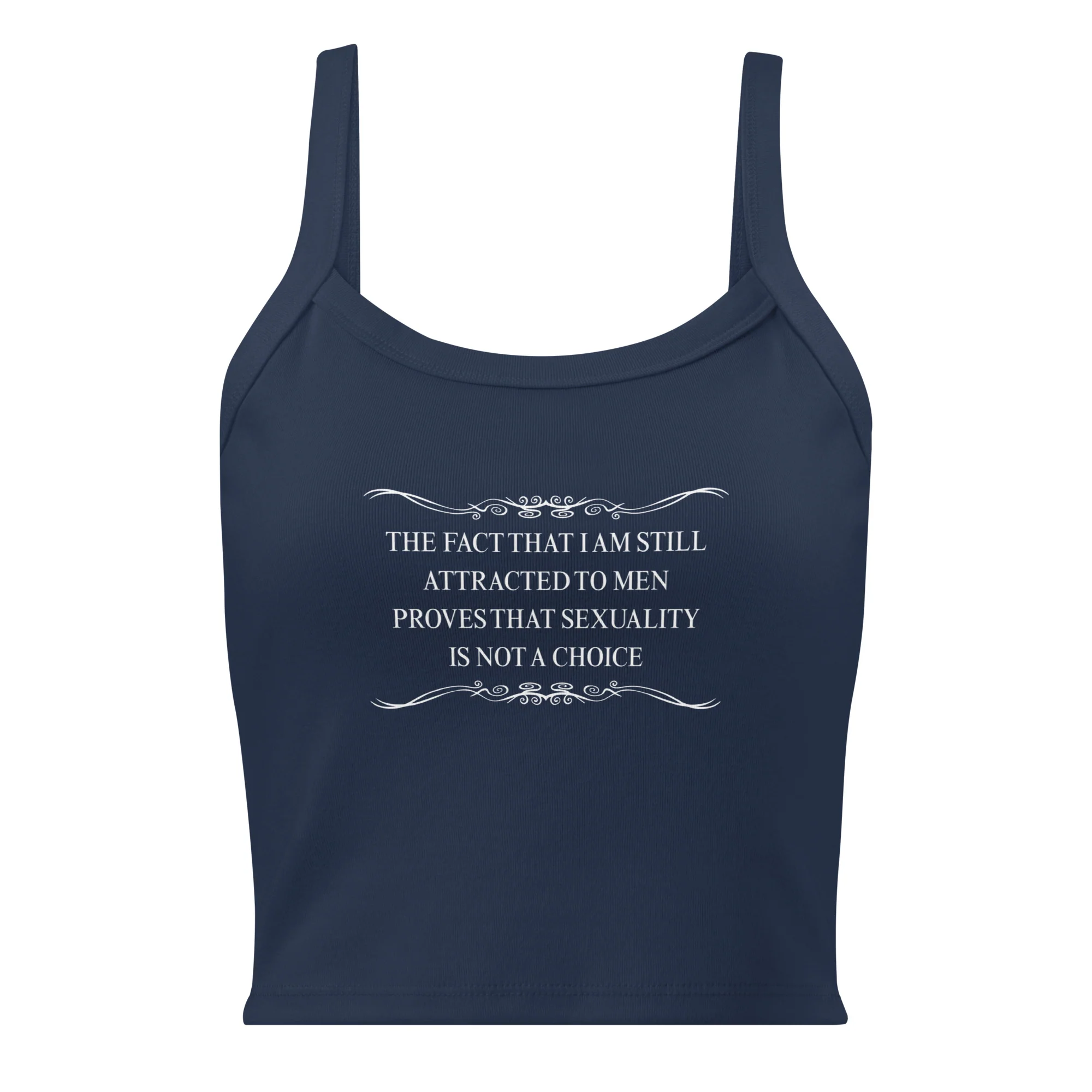 Sexuality Is Not A Choice Cropped Tank Top - Image 5