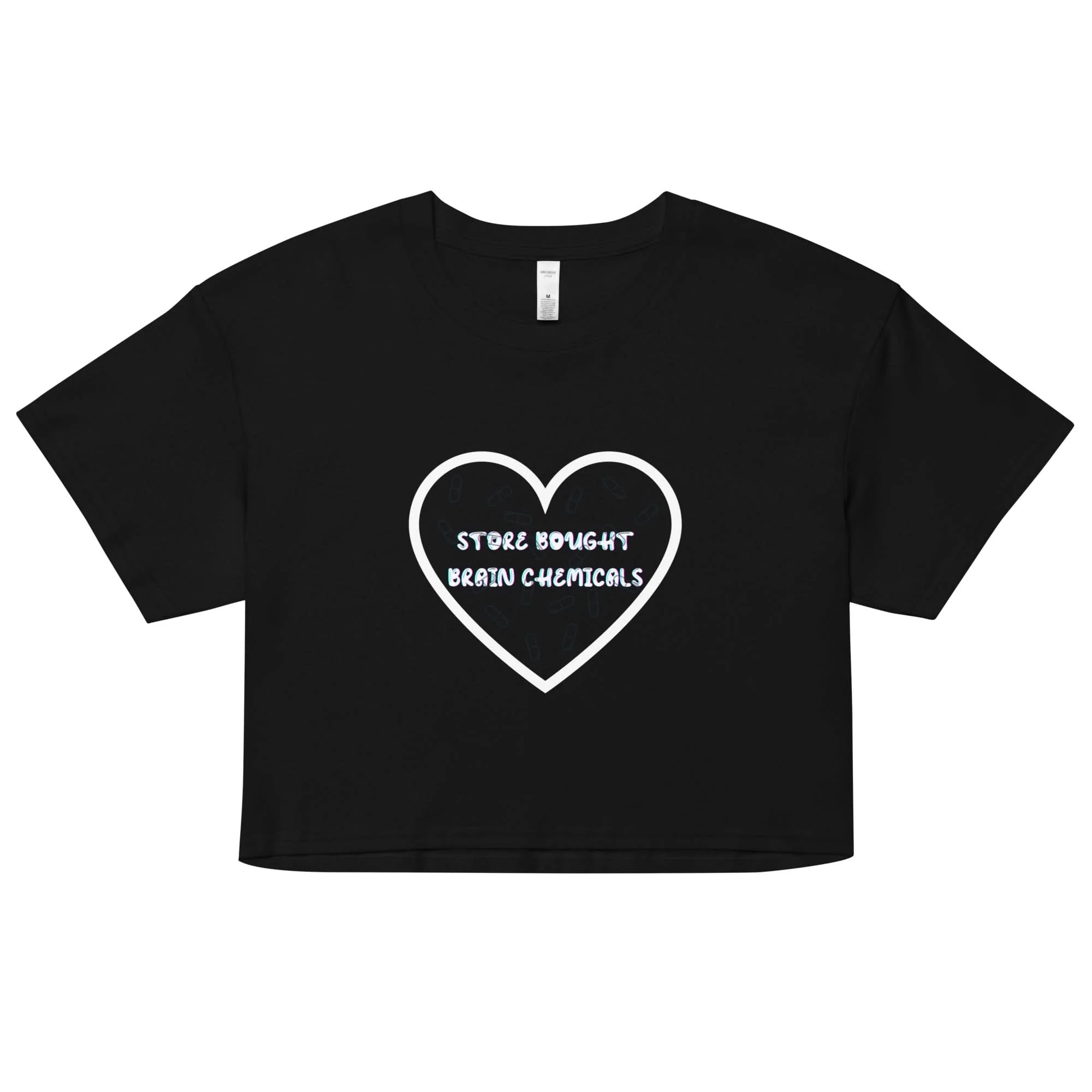 Store Bought Brain Chemicals Crop Top - Image 8
