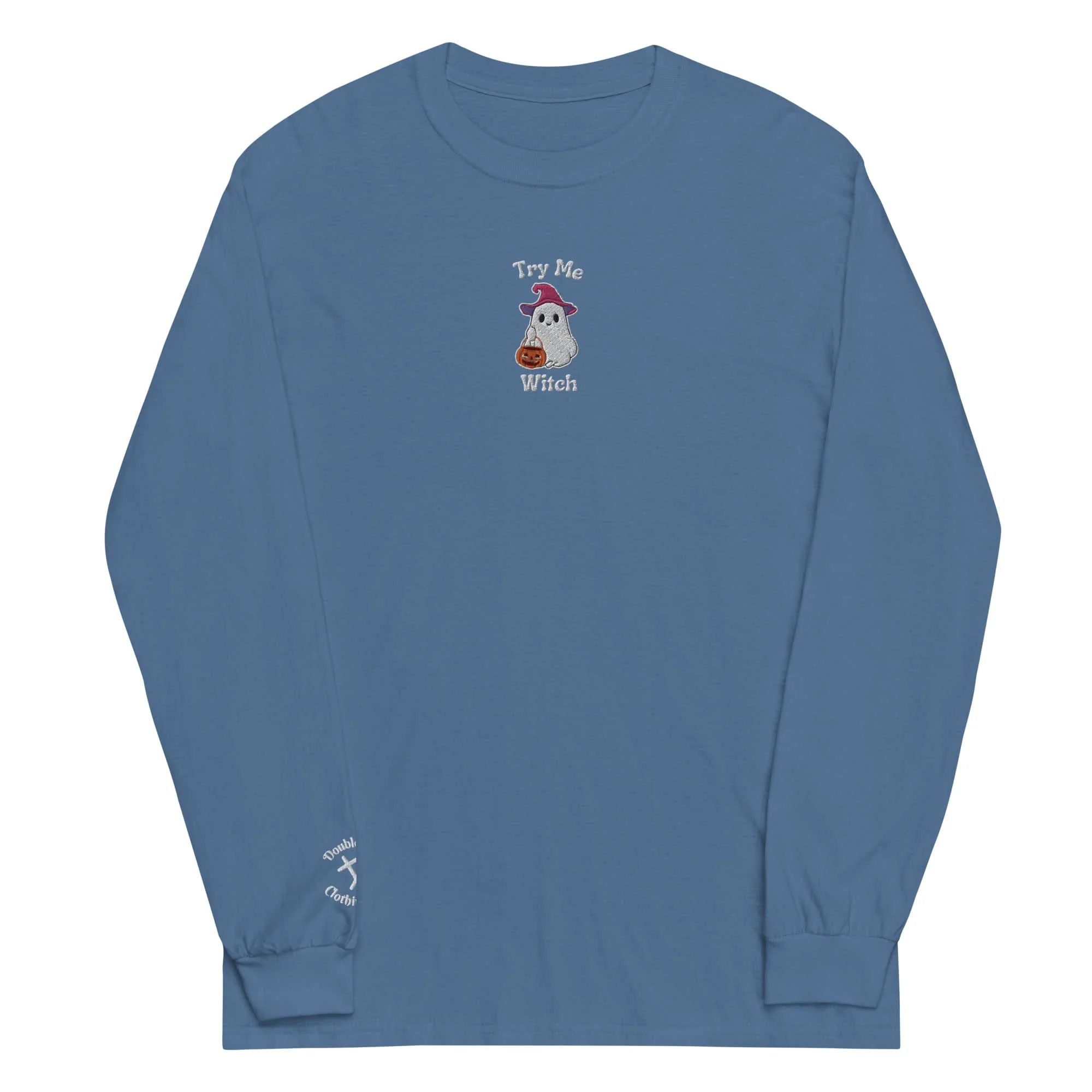 Try Me, Witch Embroidered Long-Sleeve T-Shirt - Image 10