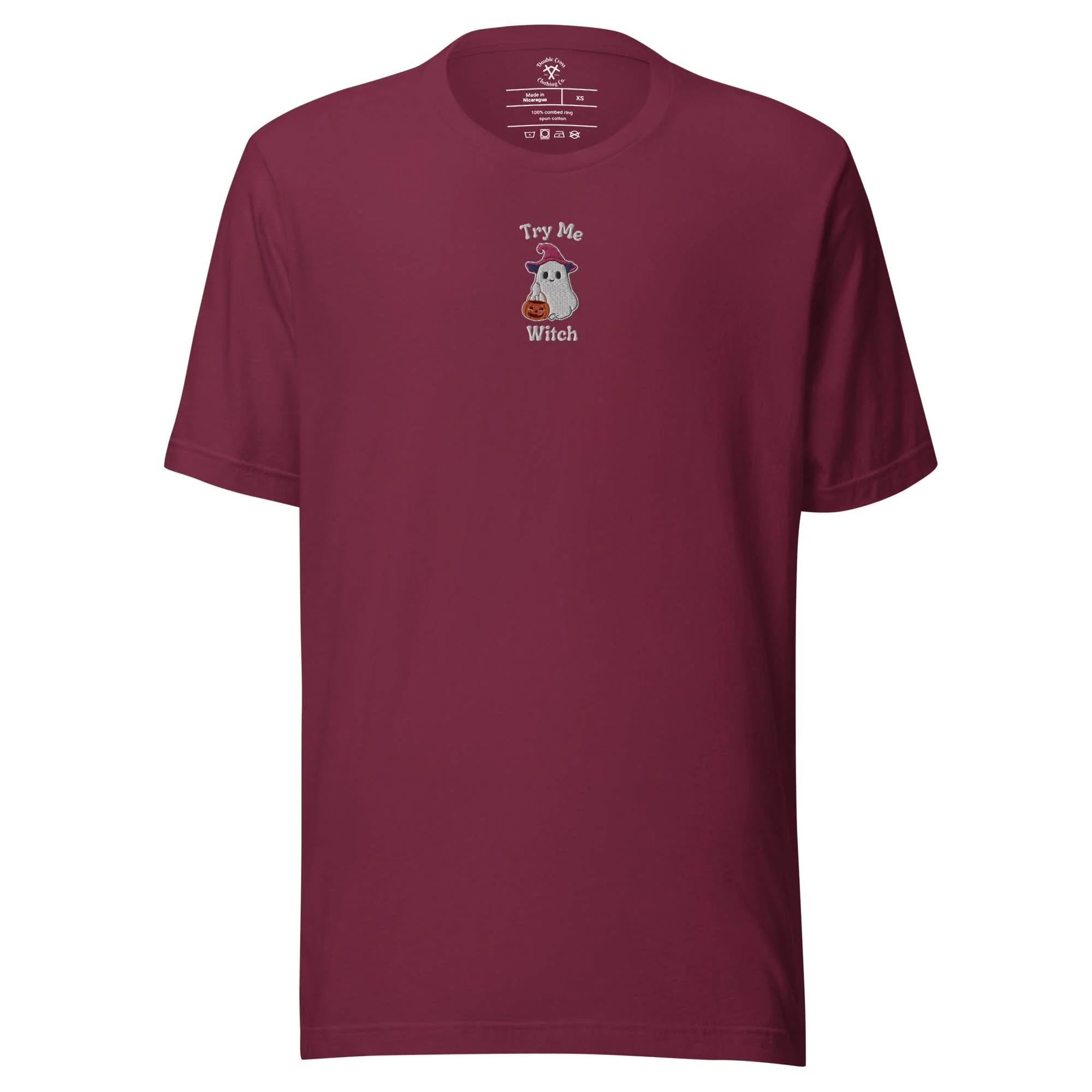 Try Me, Witch Embroidered T-Shirt - Image 4