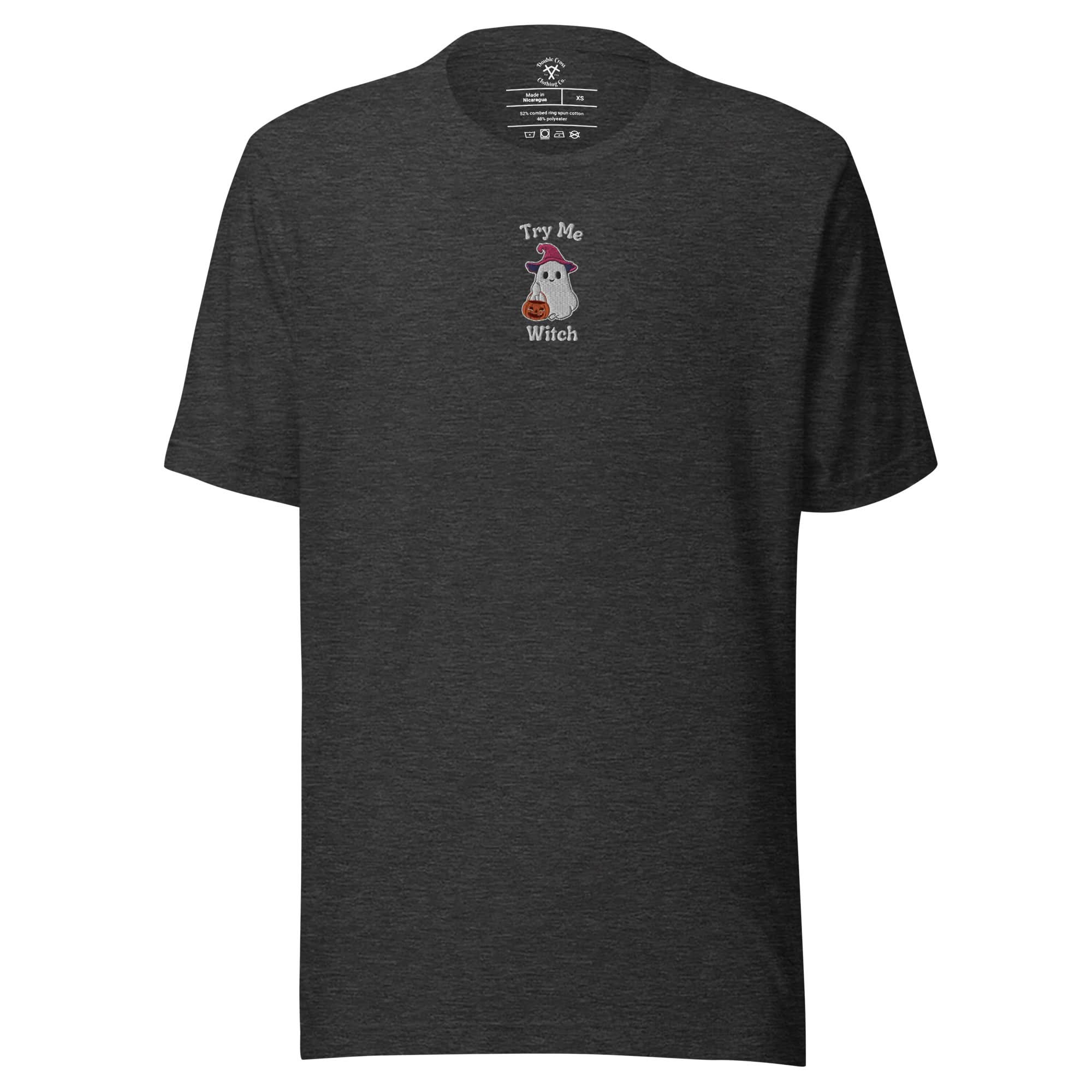 Try Me, Witch Embroidered T-Shirt - Image 5