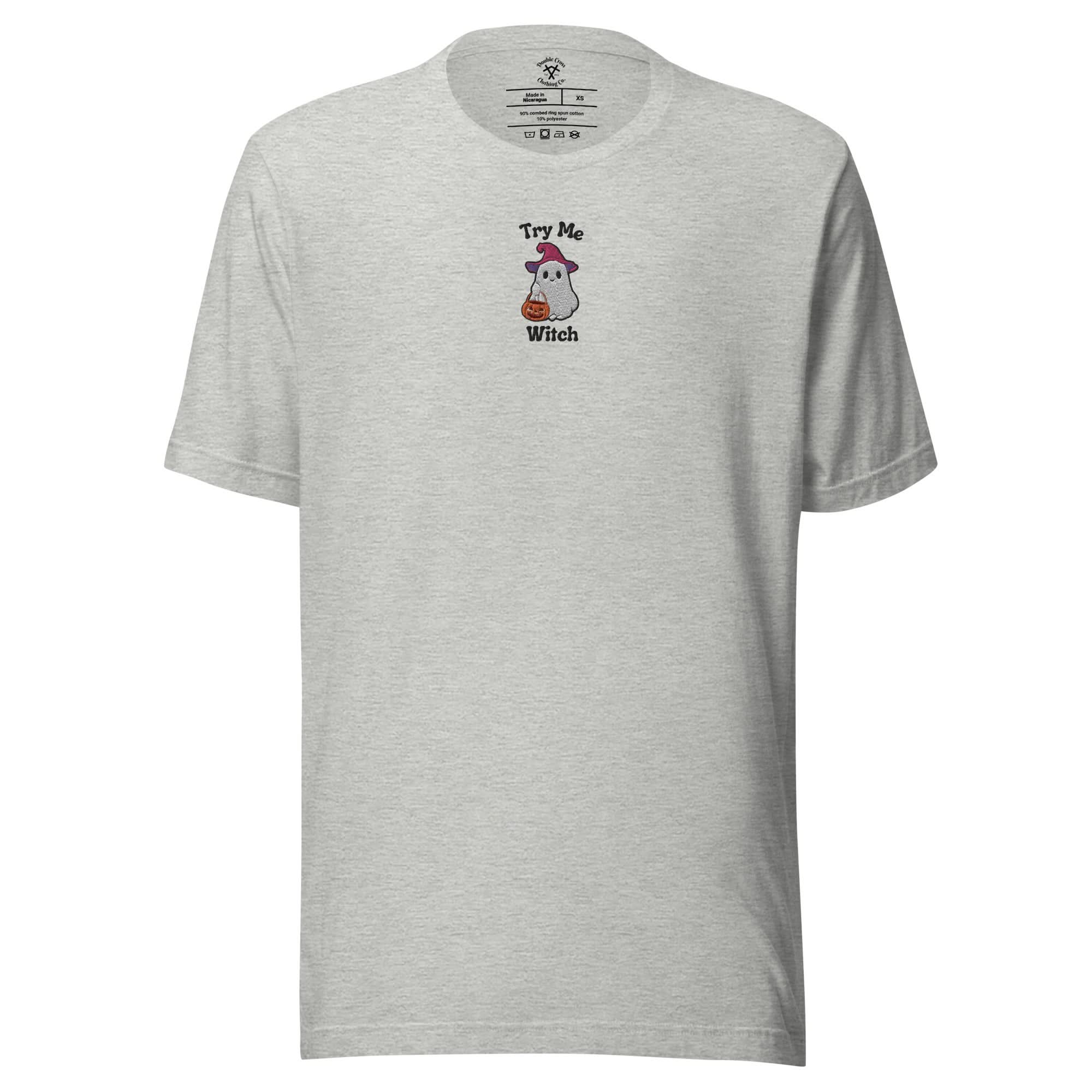 Try Me, Witch Embroidered T-Shirt - Image 9