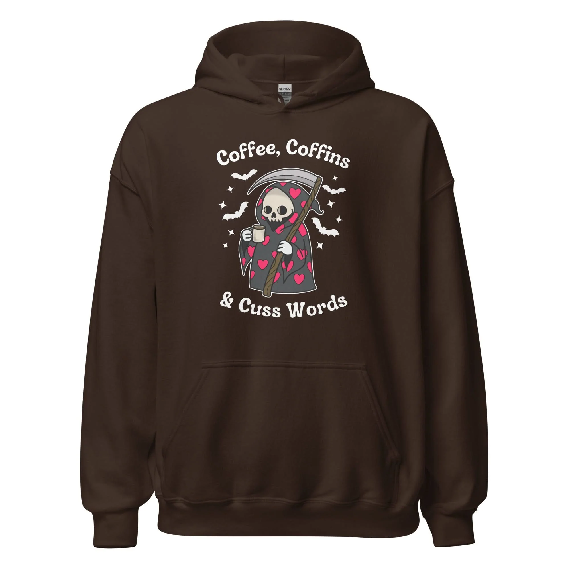 Coffee, Coffins, & Cuss Words Hoodie - Image 5